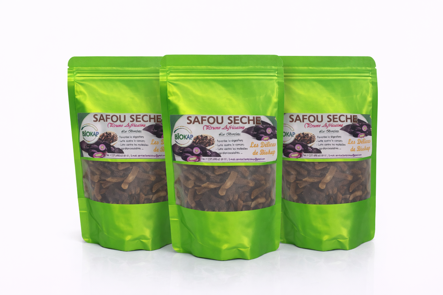 Safou séché vue 3